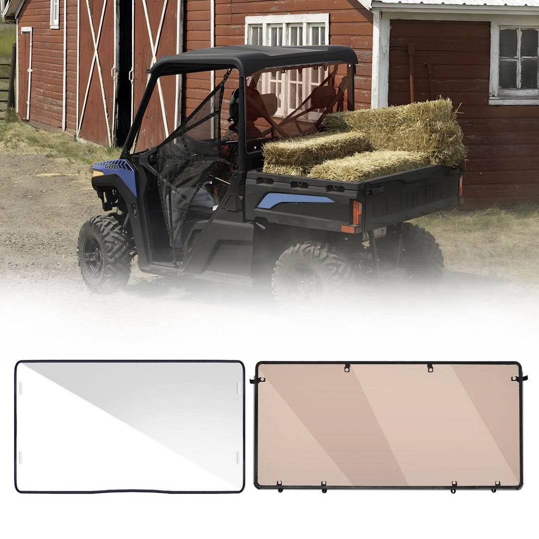 StarknightMT CFMOTO UForce 600 Front & Tinted Rear Windshield
