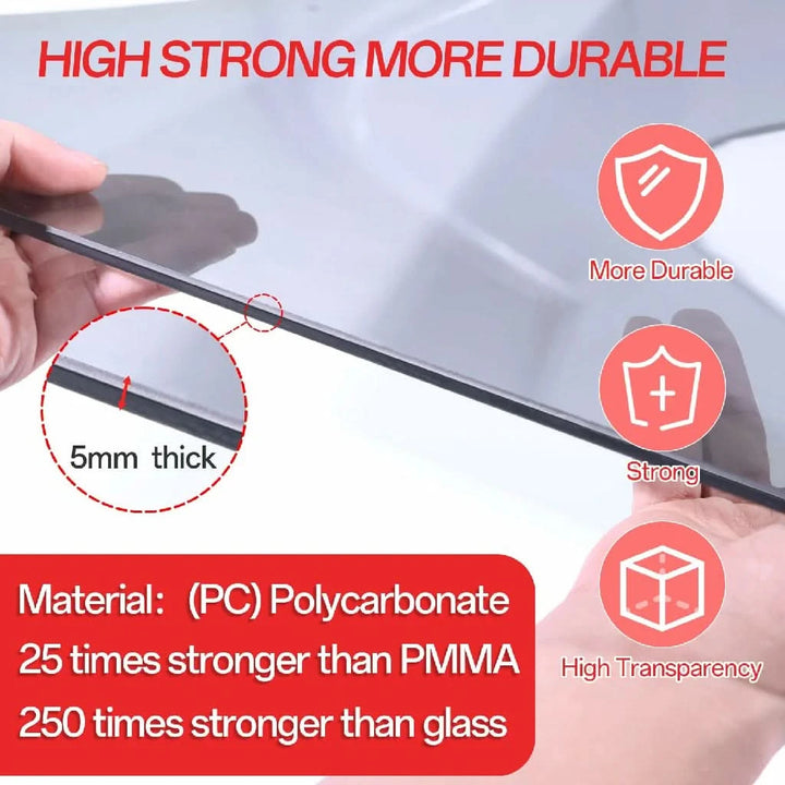 UForce 600 windshield use PC material