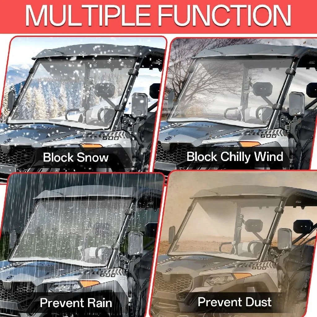install the UForce windshield have muletiple function 