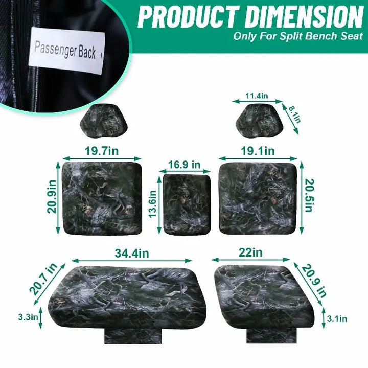 CFMOTO uforce 1000 seat covers dimension