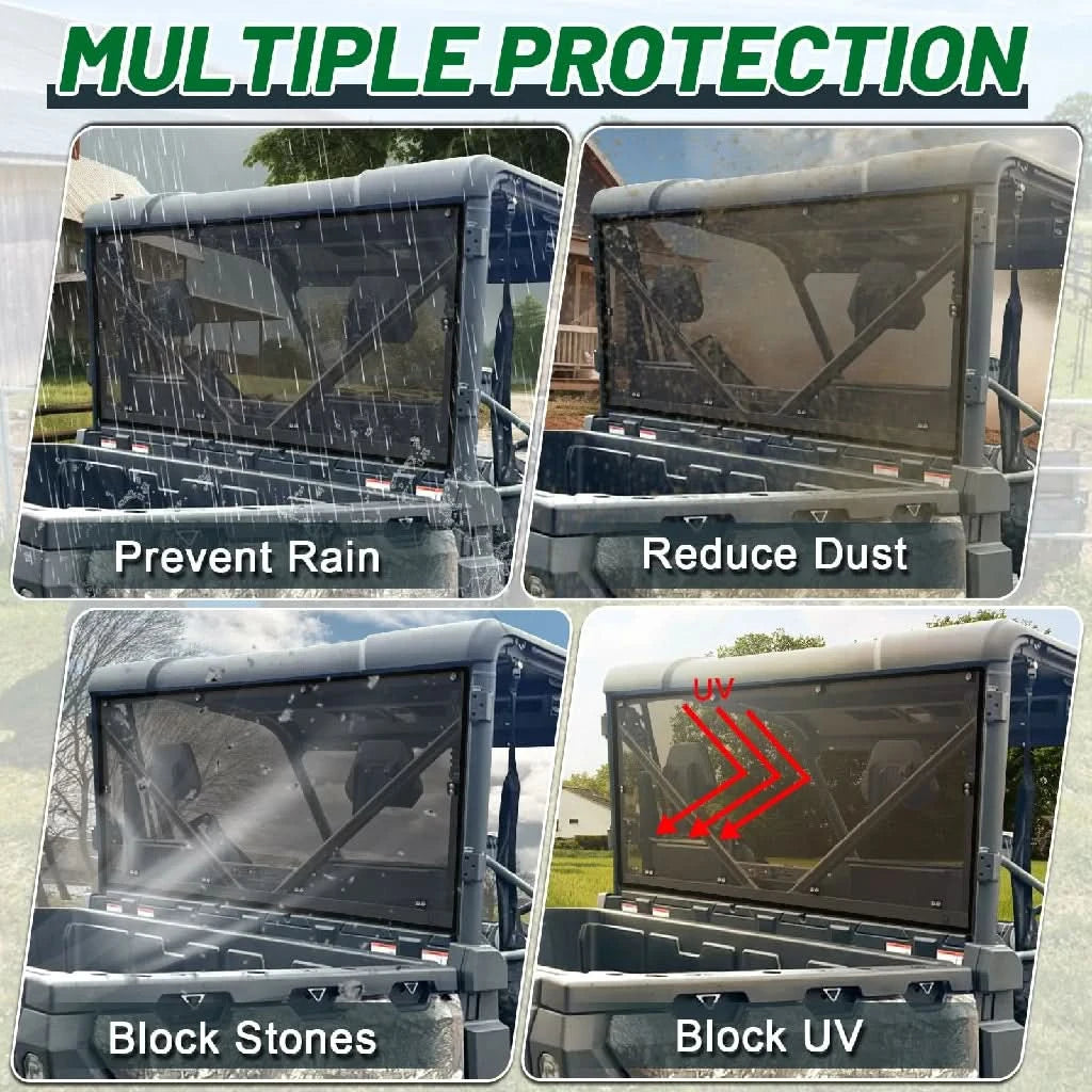 install uforce 1000 rear windshield have multiple protection 