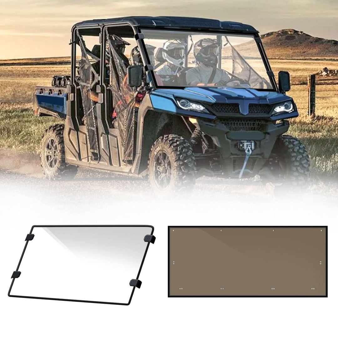 StarknightMT CFMOTO Uforce 1000/XL Front & Rear Tint Windshield