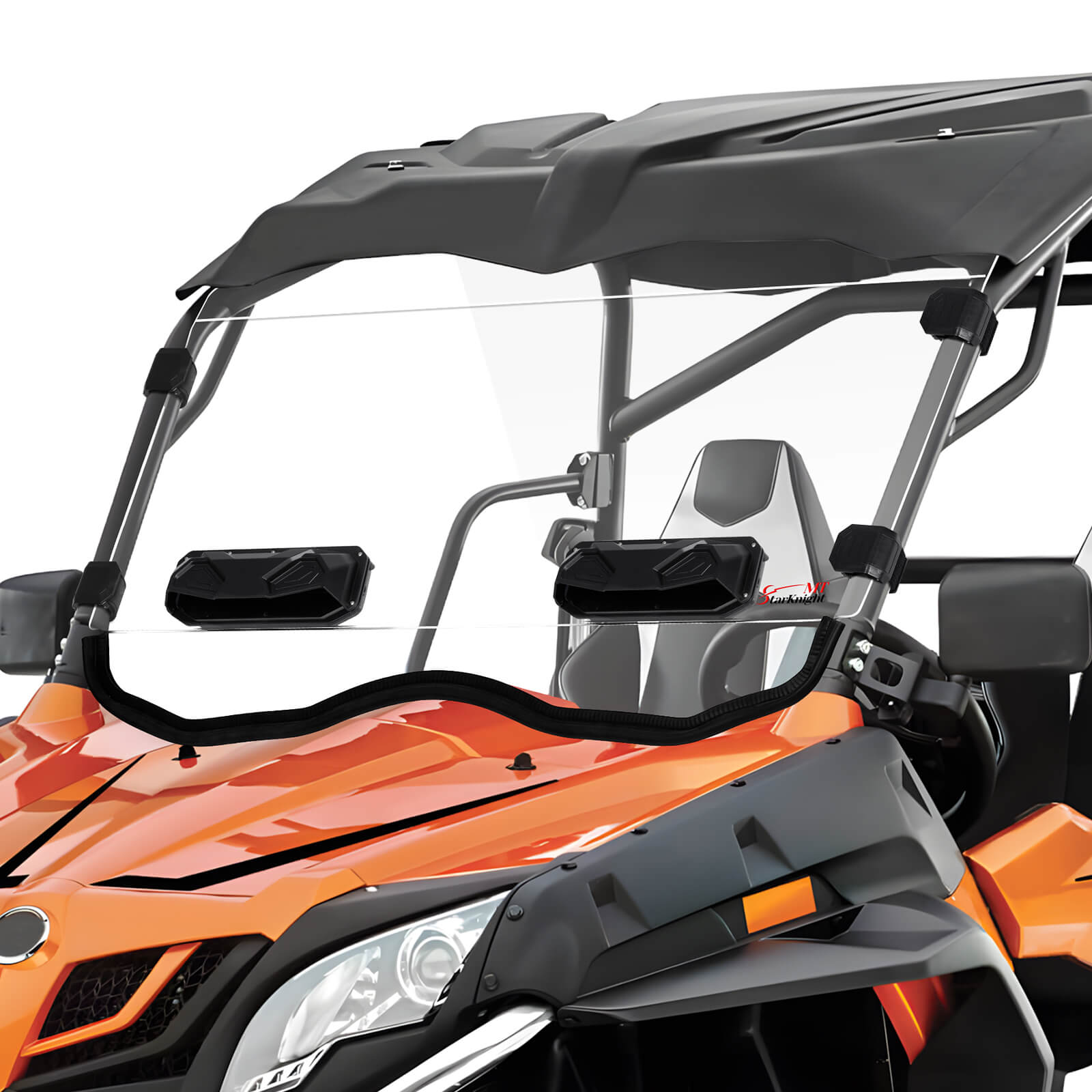 StarknightMT CFMOTO ZForce 800 Trail Vented Windshield