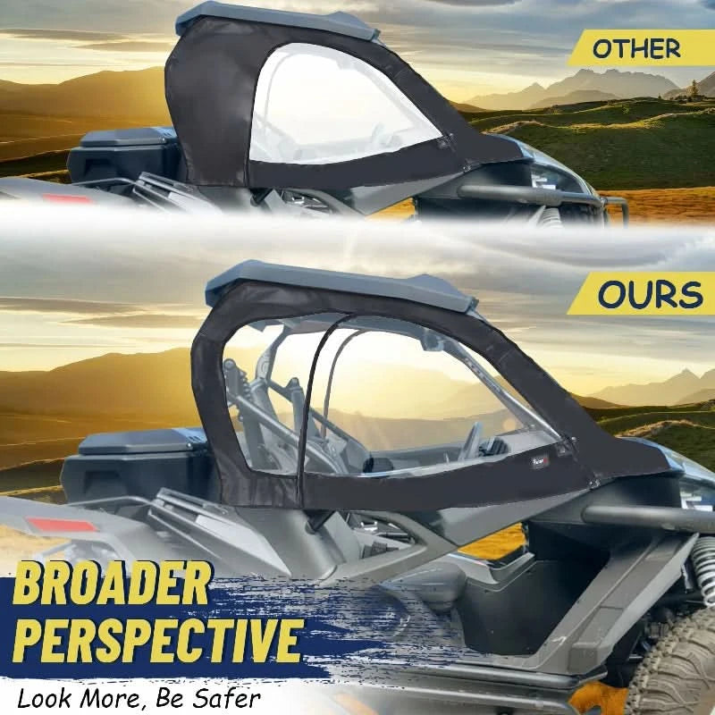 cfmoto zforce 950 soft upper door broader perspective