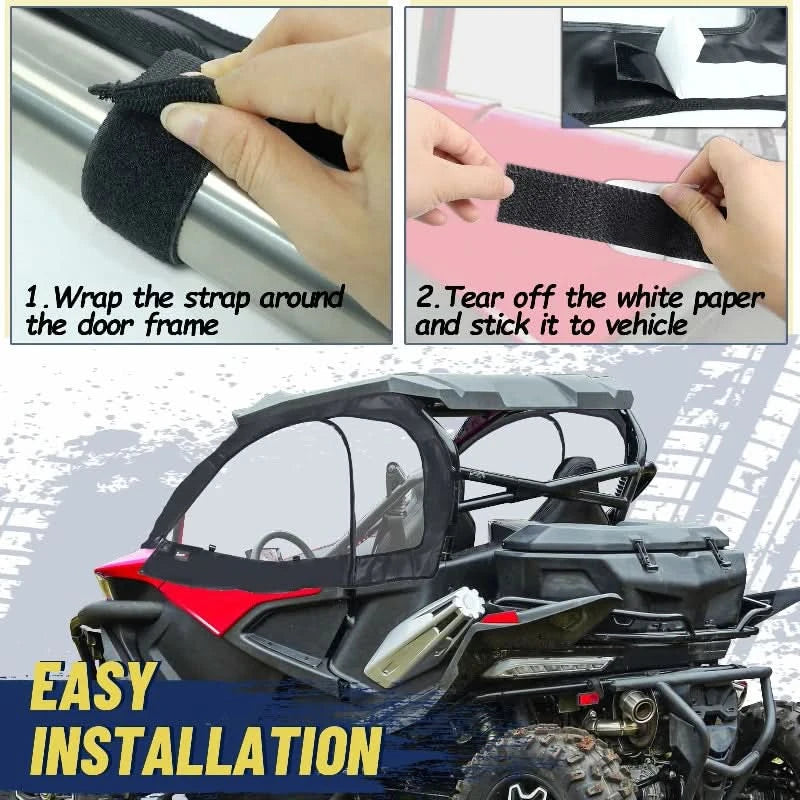 installarion steps of zforce soft upper door