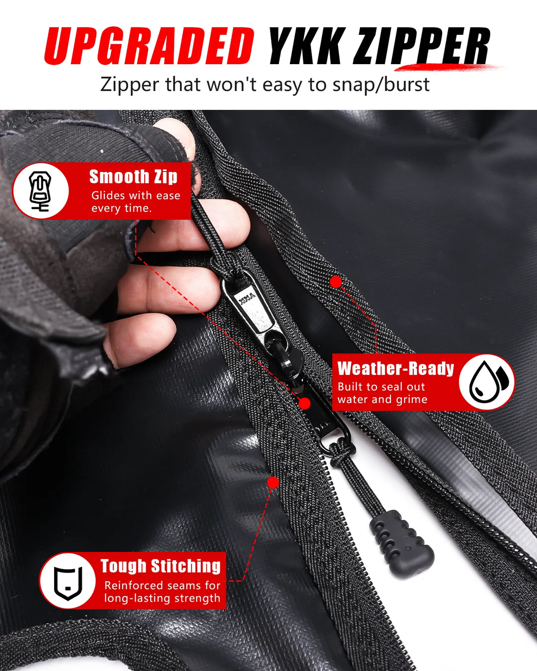 CFMOTO ZForce 950 Sport Soft Cab Enclosure upgraded YKK zipper