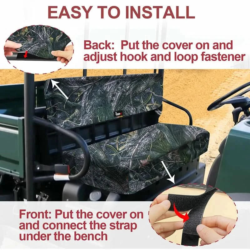 easy to install the camo seat covers for mule 4010