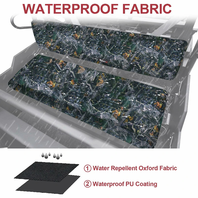 waterproof fabric of mule pro camo seat covers