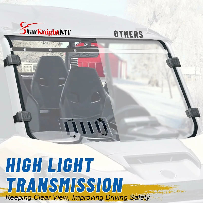 commander 1000 vented full windshield high light transmission