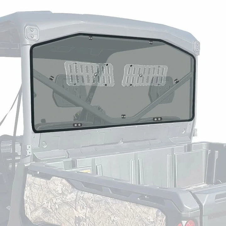 Can-Am defender vented rear windshield 