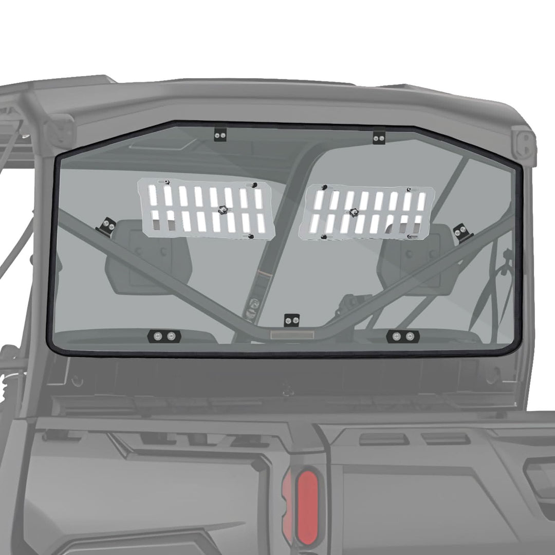 Can-Am defender rear windshield show