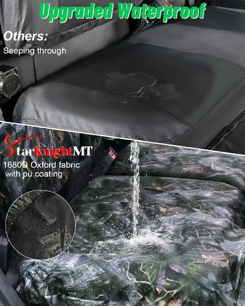 upgraded waterproof of defender camo seat covers