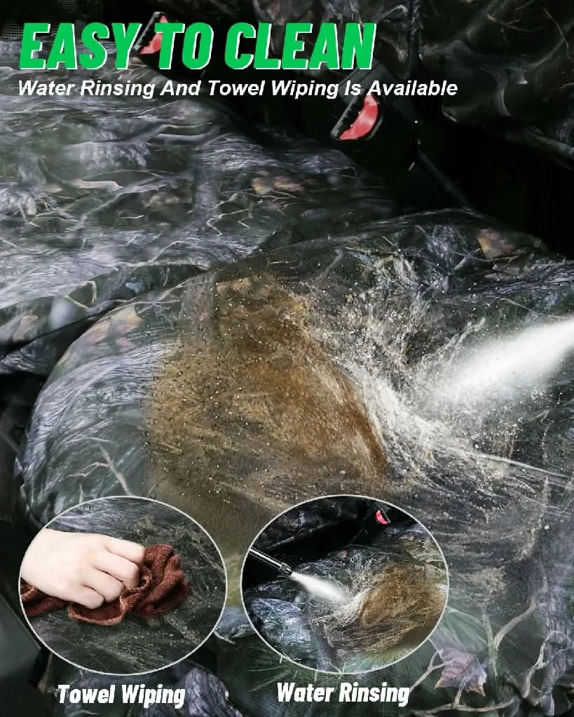 easy to clean the can-am defender camo seat covers