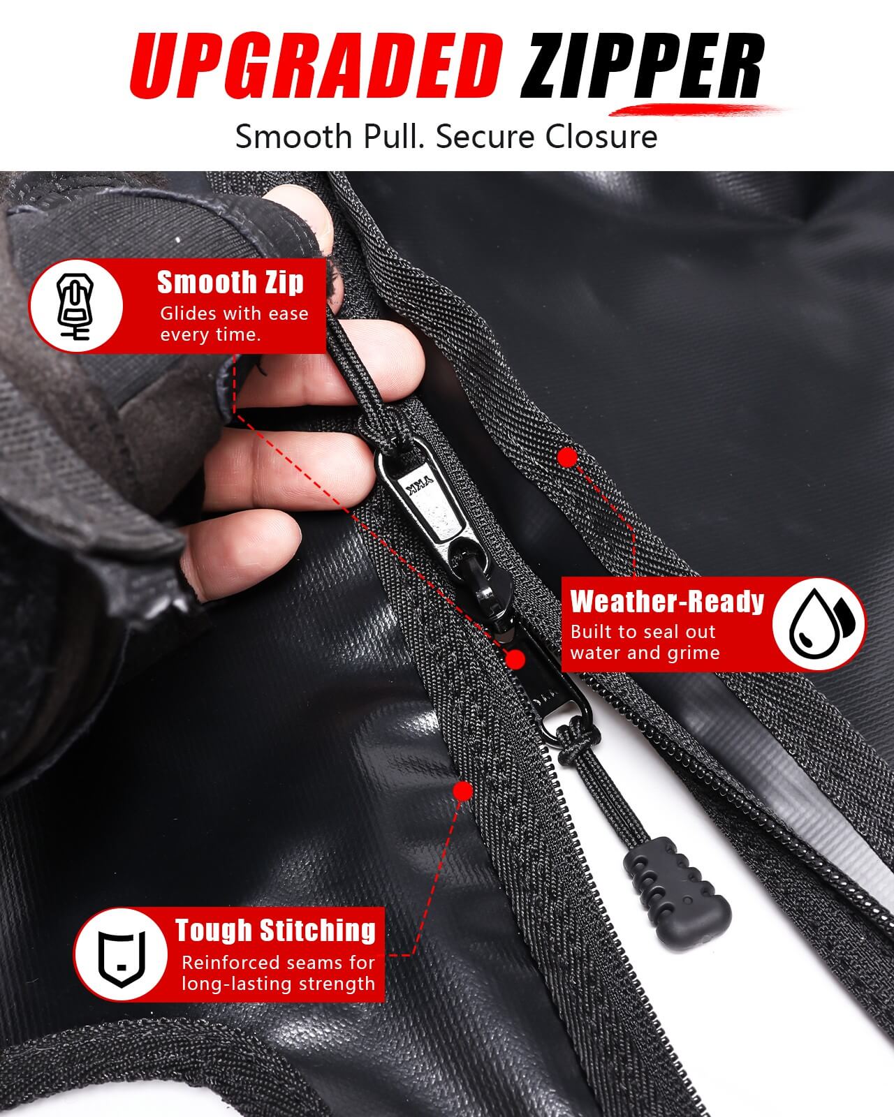 Can-Am Defender Soft Cab Enclosure (2026-2026) upgraded zipper