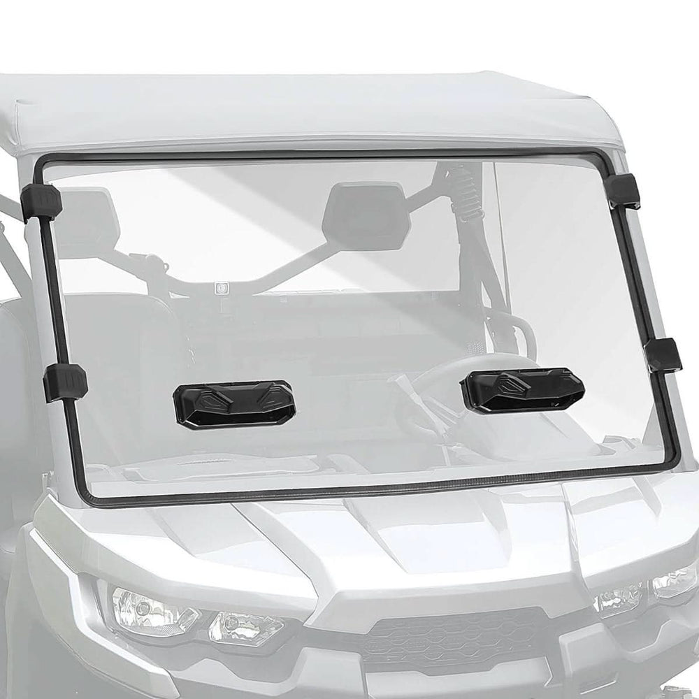 Can-Am defender HD vented front windshield