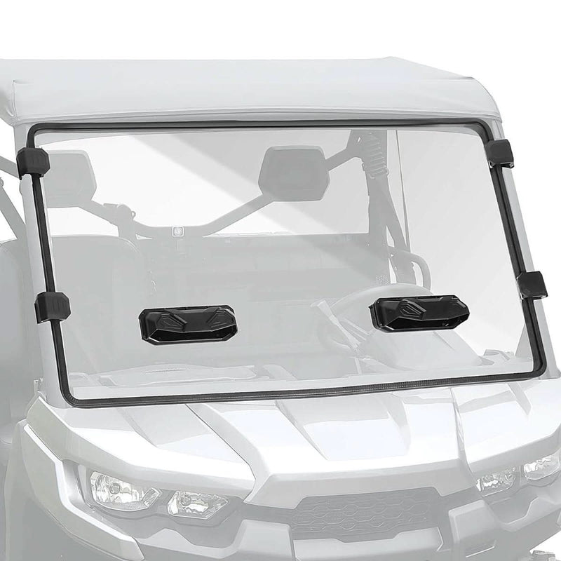 Can am defender HD vented front windshield