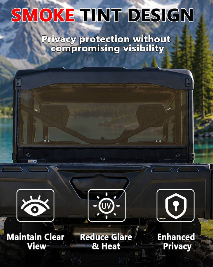 Can-Am Defender Tinted Rear Windshield  Features