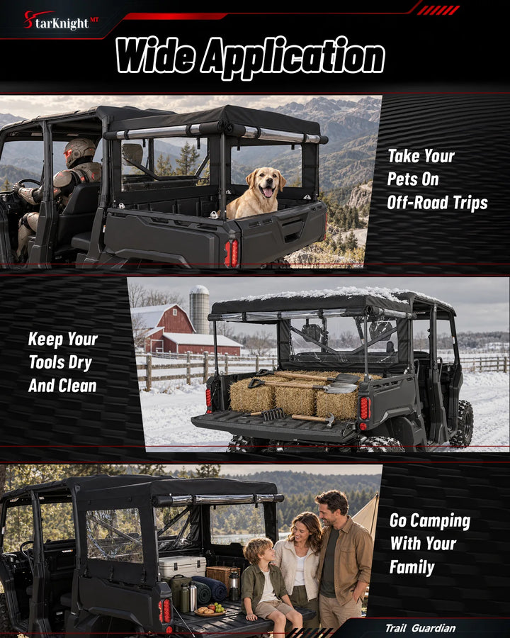 Can-Am Defender / Max Soft Cargo Cover Camper wide application