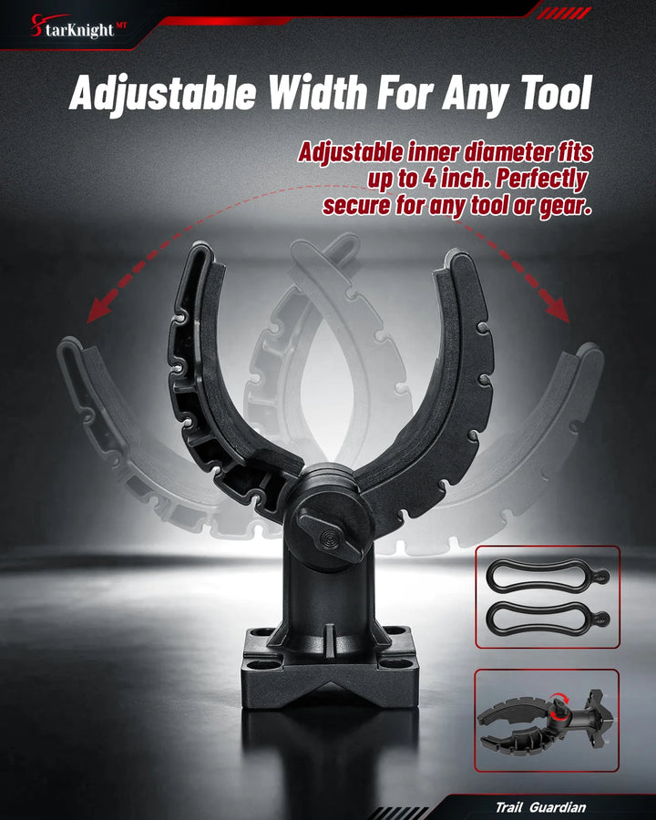 Can-Am Defender Under-Seat Gear Rack Adjustable width for any tool