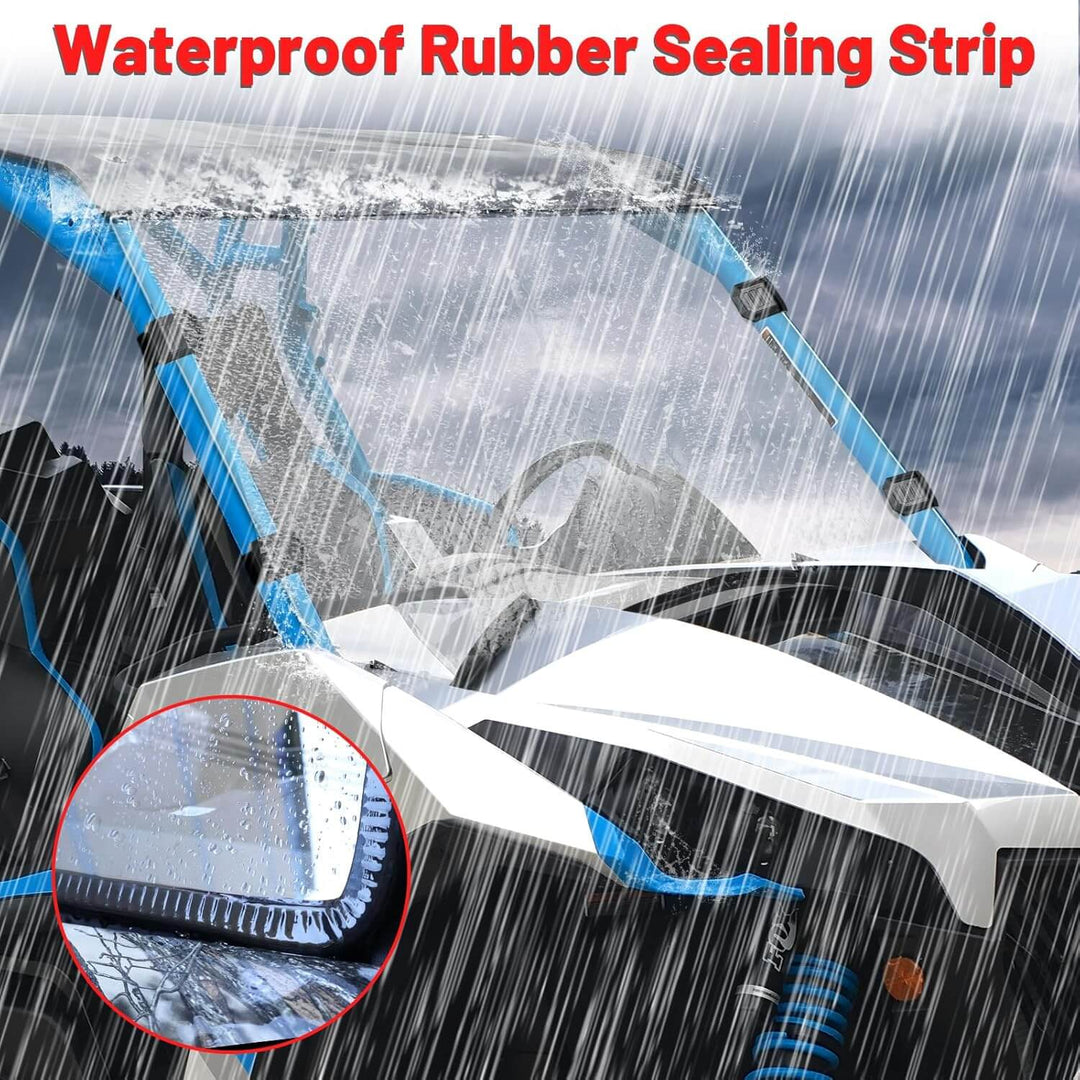 Can-Am Maverick 1000R Scratch-Resistant Front Windshield rubber seal
