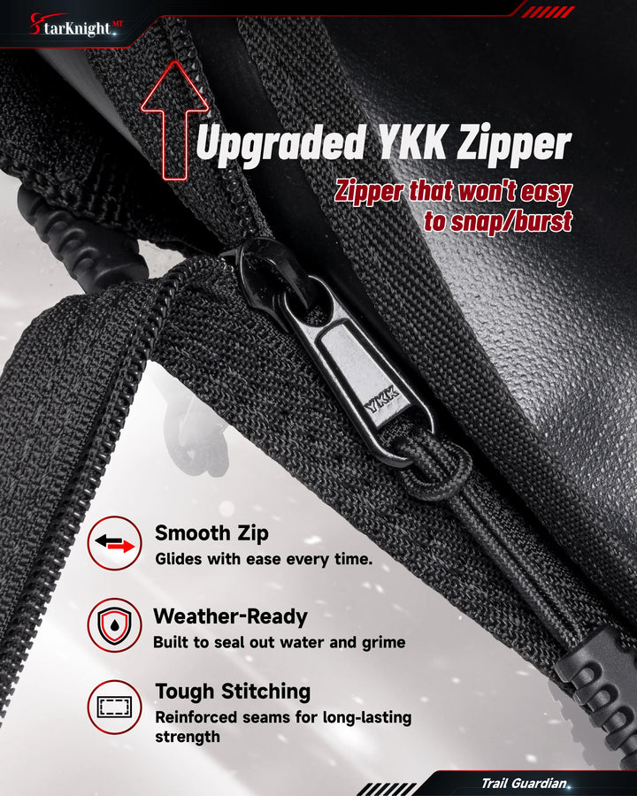 Can-Am Maverick X3 Max Upgraded Soft Upper Doors YKK zipper