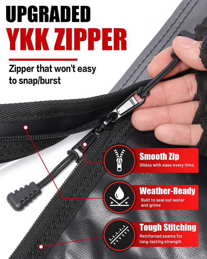 Maverick X3 Soft Cab Enclosure Upgraded Straight Zipper Details
