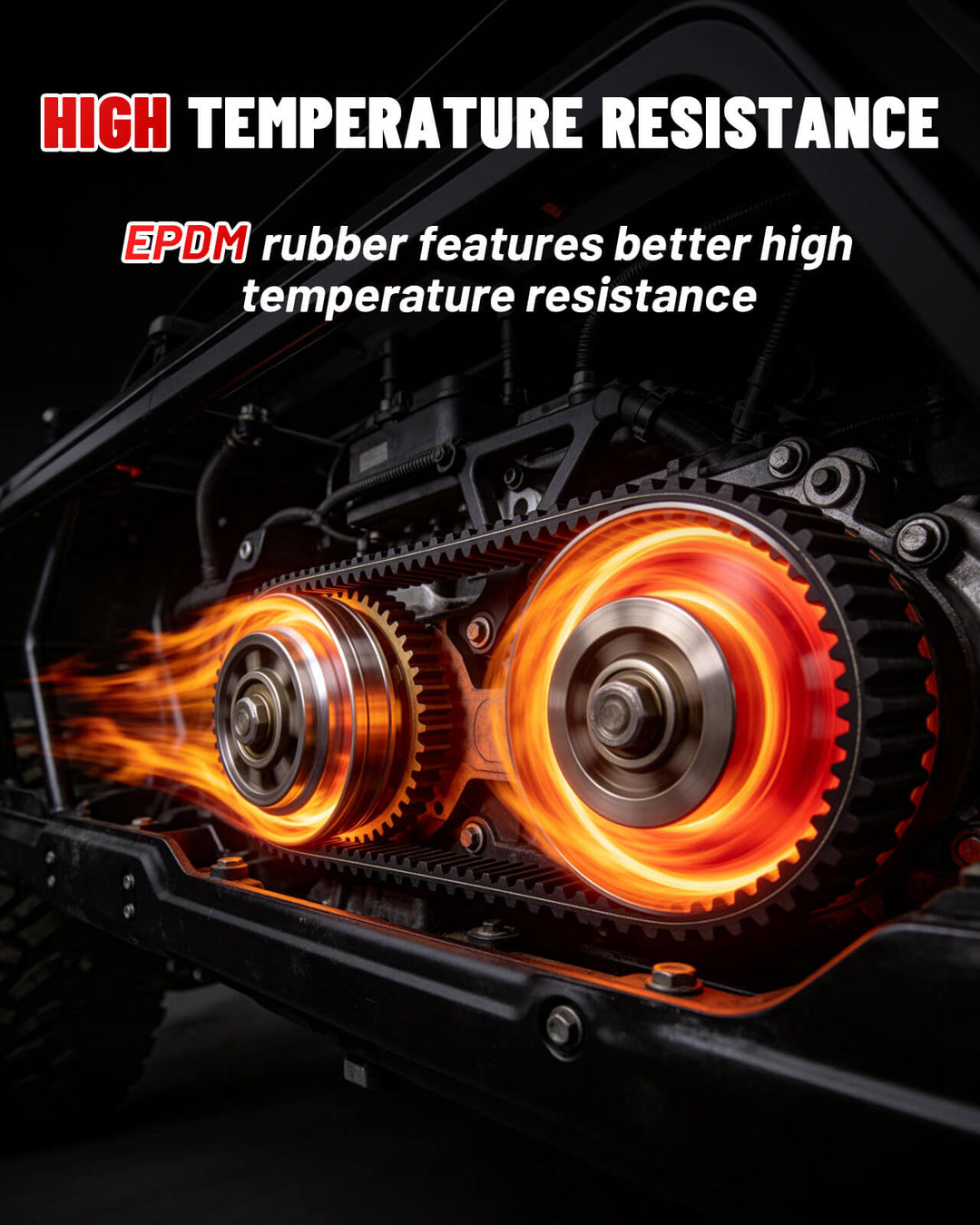 StarknightMT Can-Am Maverick X3 Drive Belt High Temperature Resistance