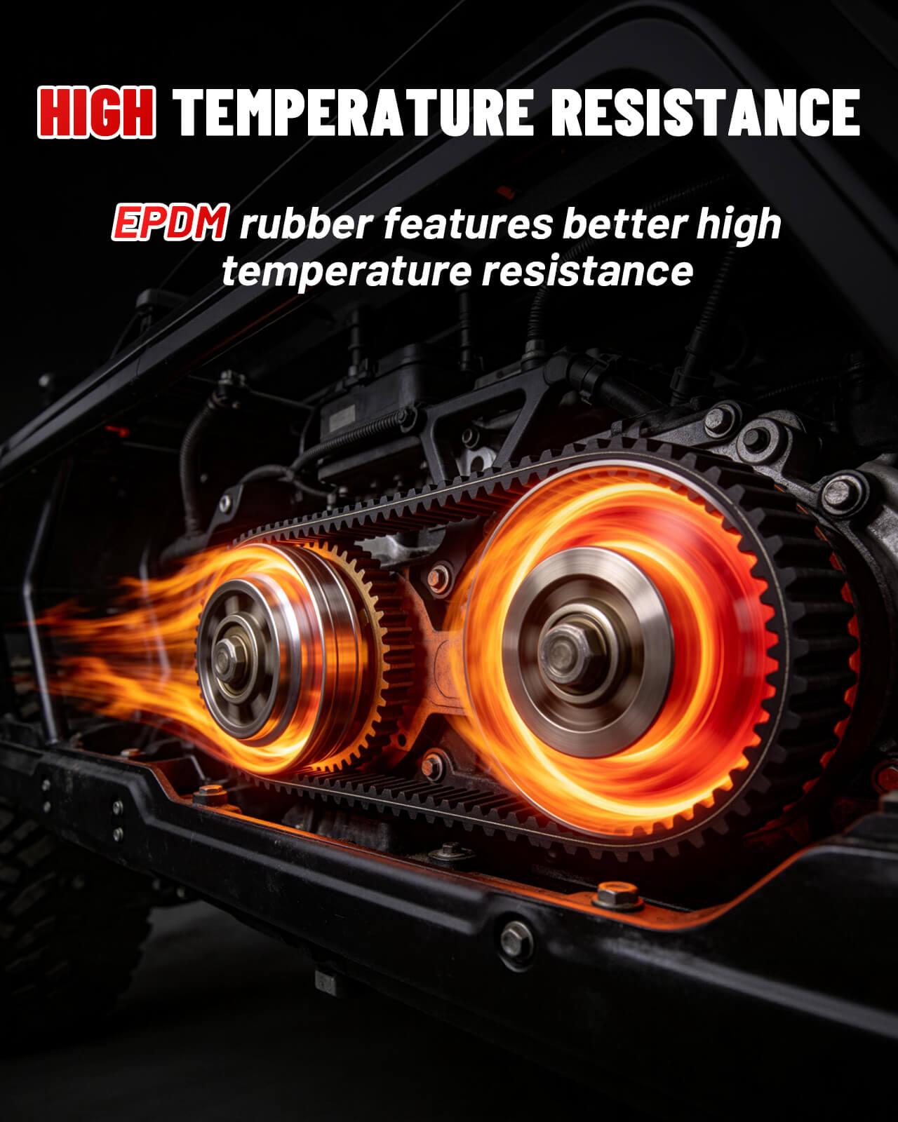 StarknightMT Can-Am Maverick X3 Drive Belt High Temperature Resistance