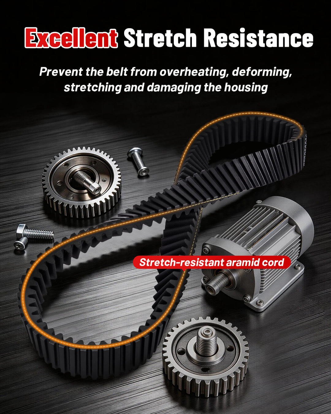 StarknightMT Can-Am Maverick X3 Drive Belt Stretch Resistance