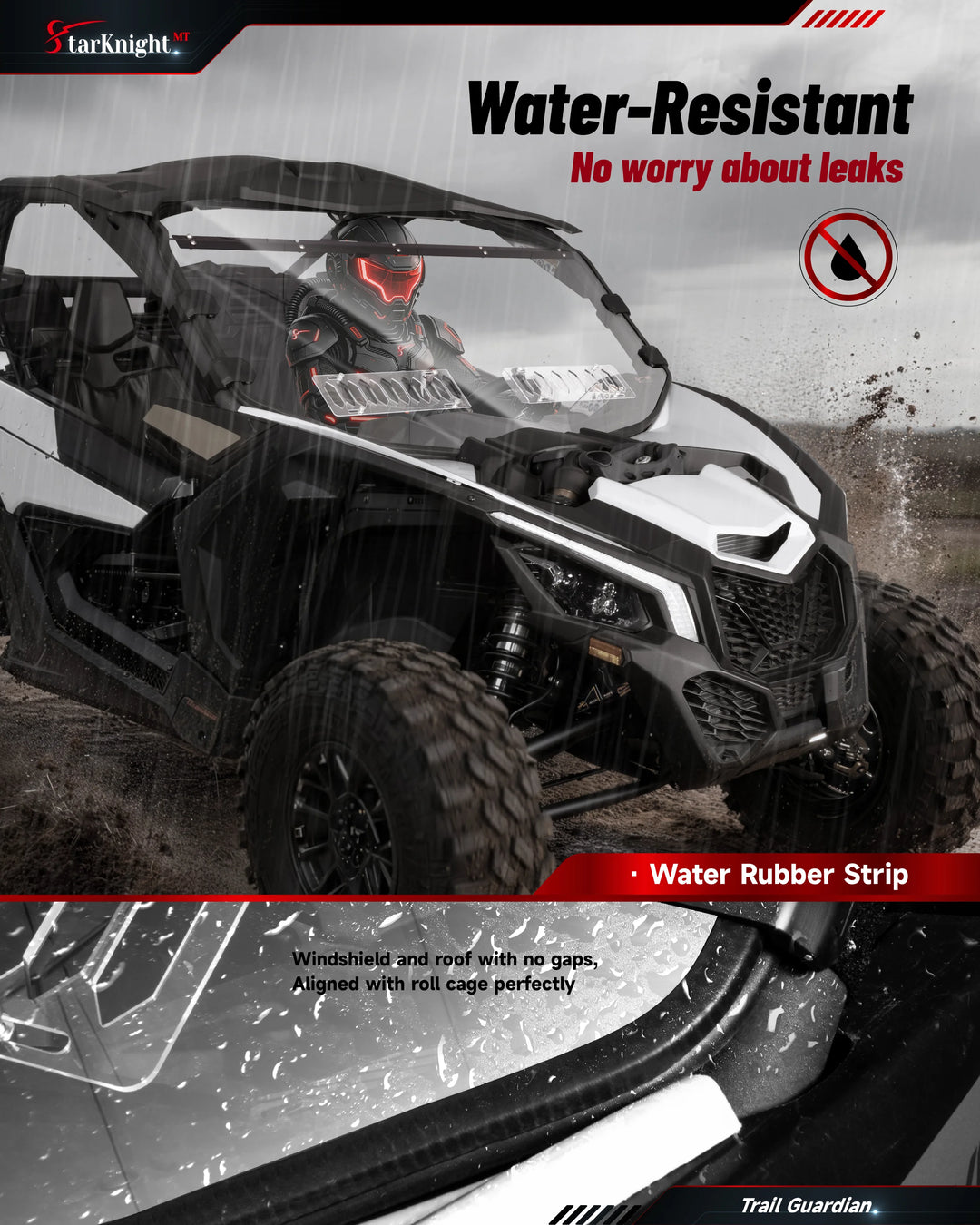 Can-Am Maverick X3/Max Vented Windshield water-resistant