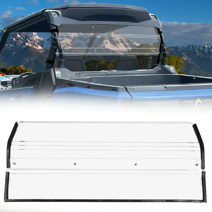 can-am  maverick sport rear windshield show