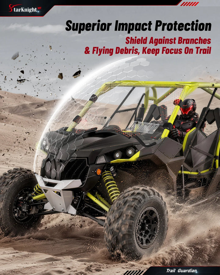 Can-Am Maverick 1000R Vented Windshield impact protection