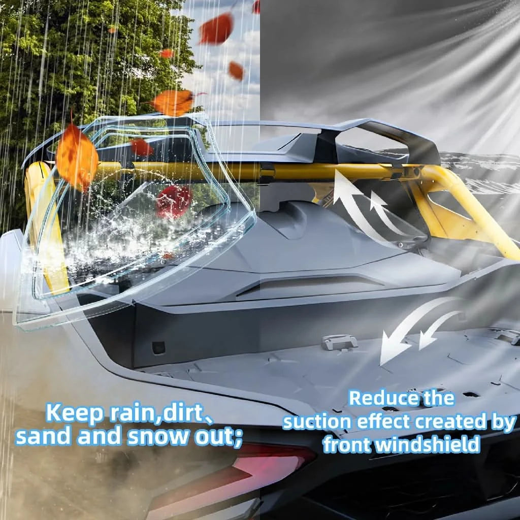 Modified Rear Windsheild Can-Am Maverick R Rear Windshield – StarknightMT