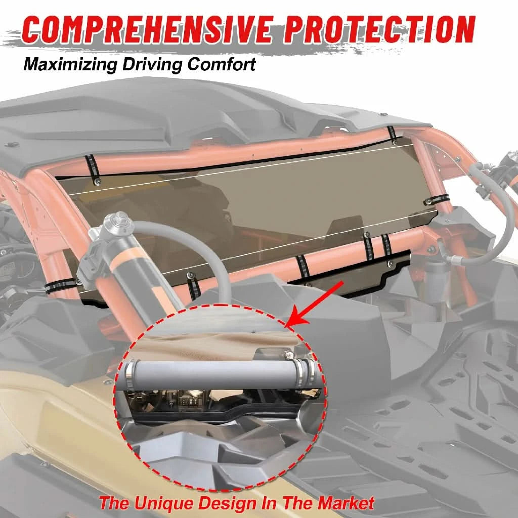 Can-Am x3 tint rear windshield unique design in the market