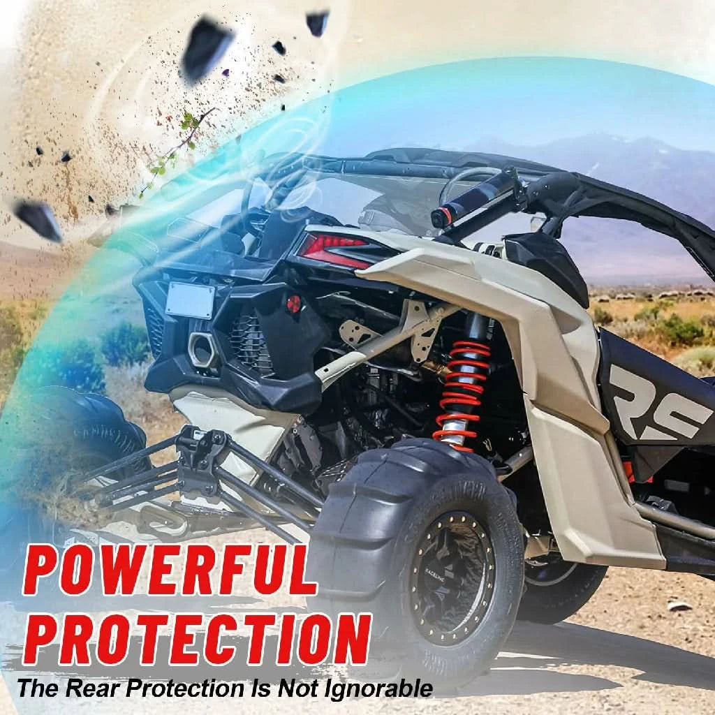 maverick x3 rear windshield protection is powerful