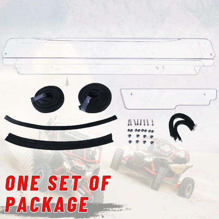 Can-Am x3 clear rear windshield package