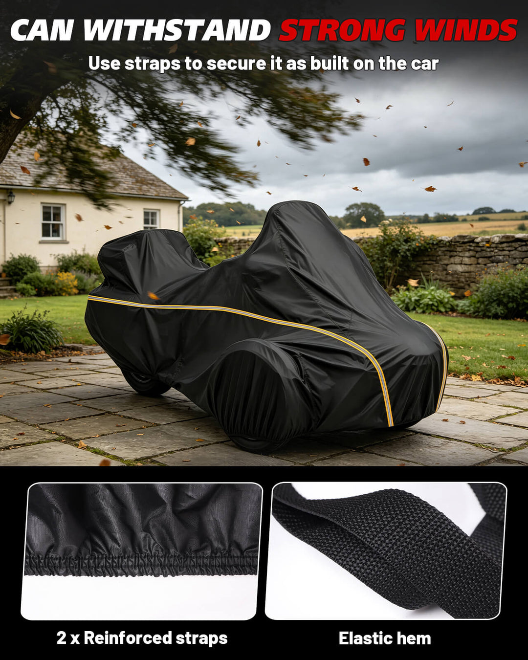 Can-Am Spyder RT/F3 420D Full Cover withstand winds