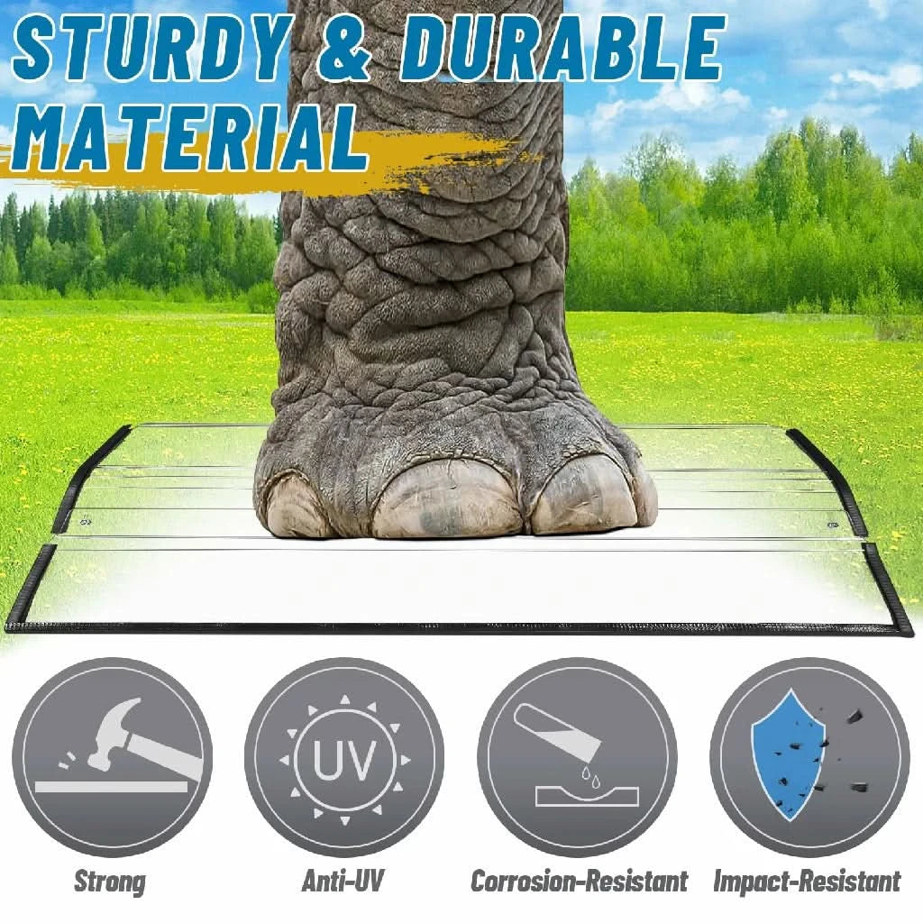 sturdy and durable material of the rear windshield