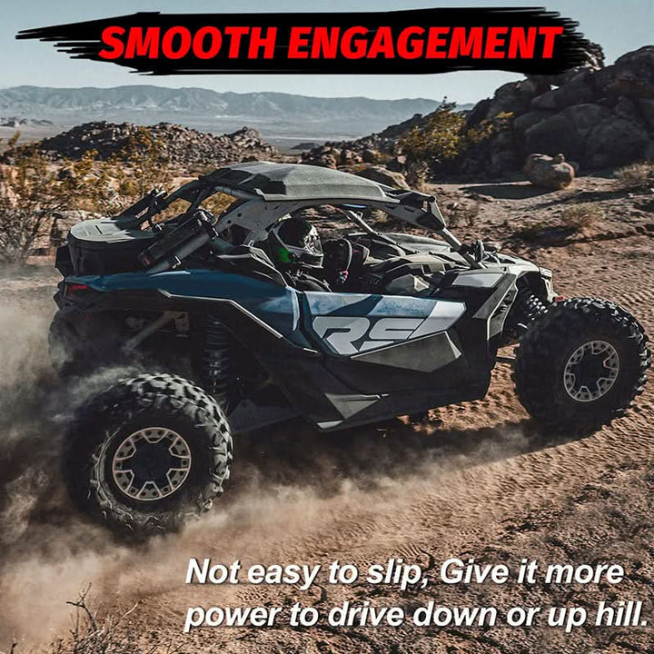 smooth engagement of the maverick x3 drive belt