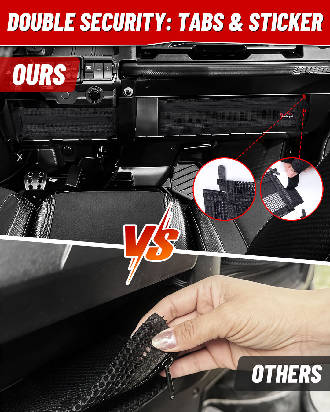  Can-Am Defender Dash Storage Net Security