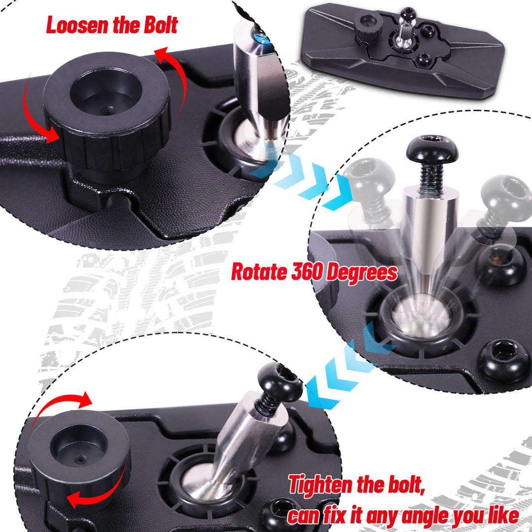 Can-Am Maverick X3/Max Convex Rear View Mirror – StarknightMT