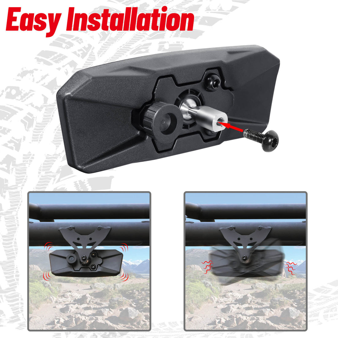 Can-Am Maverick X3/Max Convex Rear View Mirror – StarknightMT