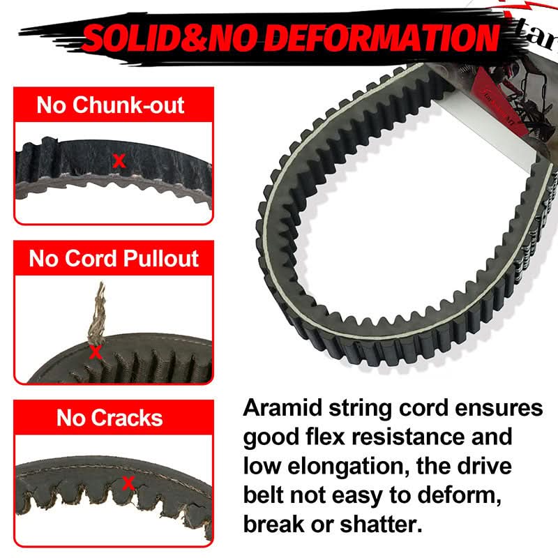 feature of the Can-Am commamder drive belt