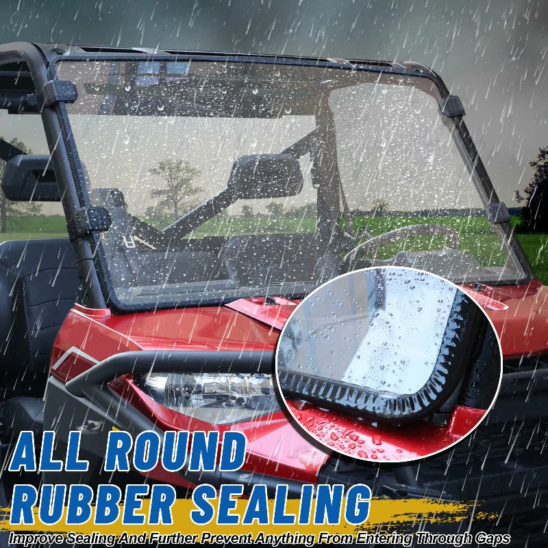 polaris ranger front windshield rubber sealing prevent anything