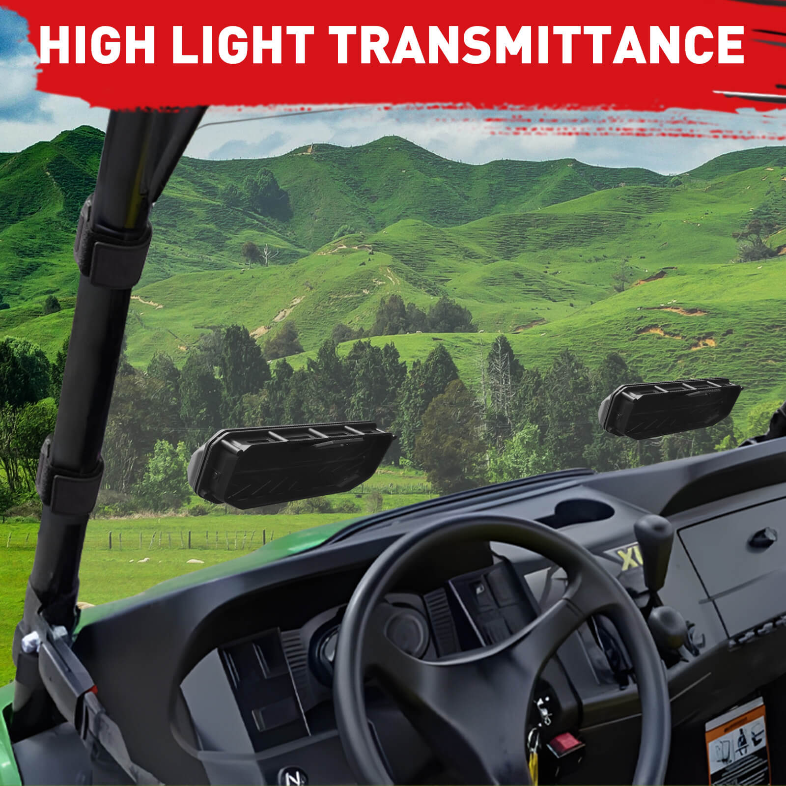 high light transmittance of xuv 550 vent windshield