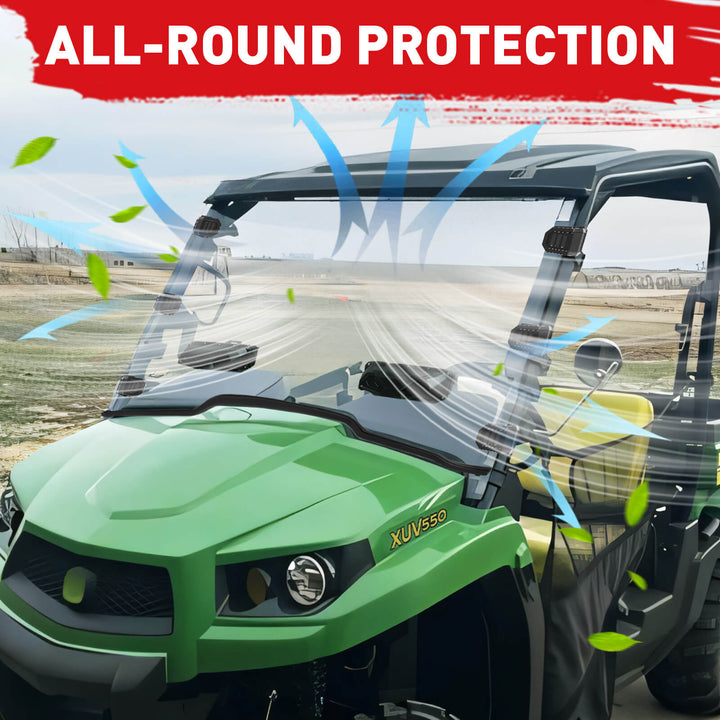 XUV 550 vent windshield all-round protection