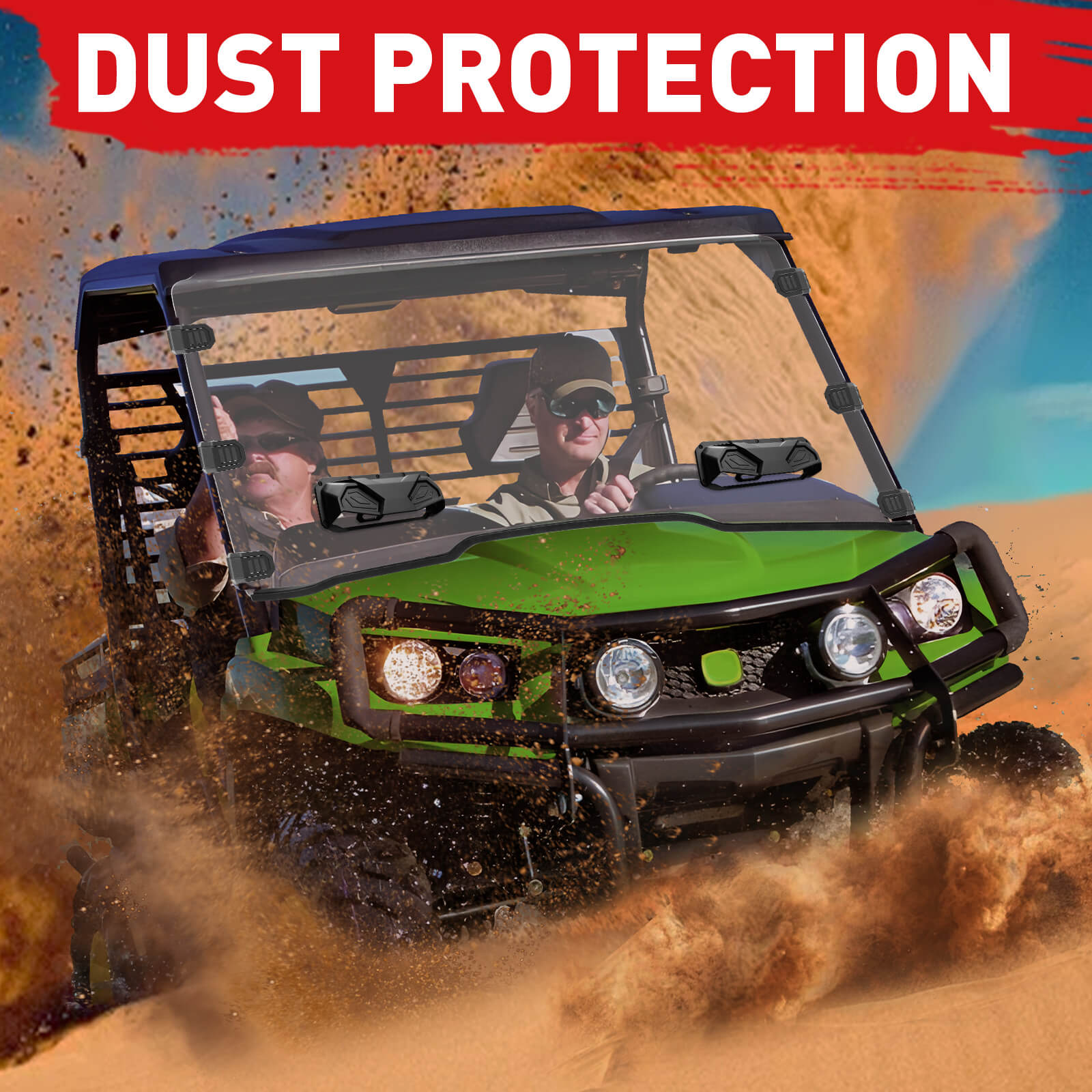 dust protection of XUV 550 vent windshield