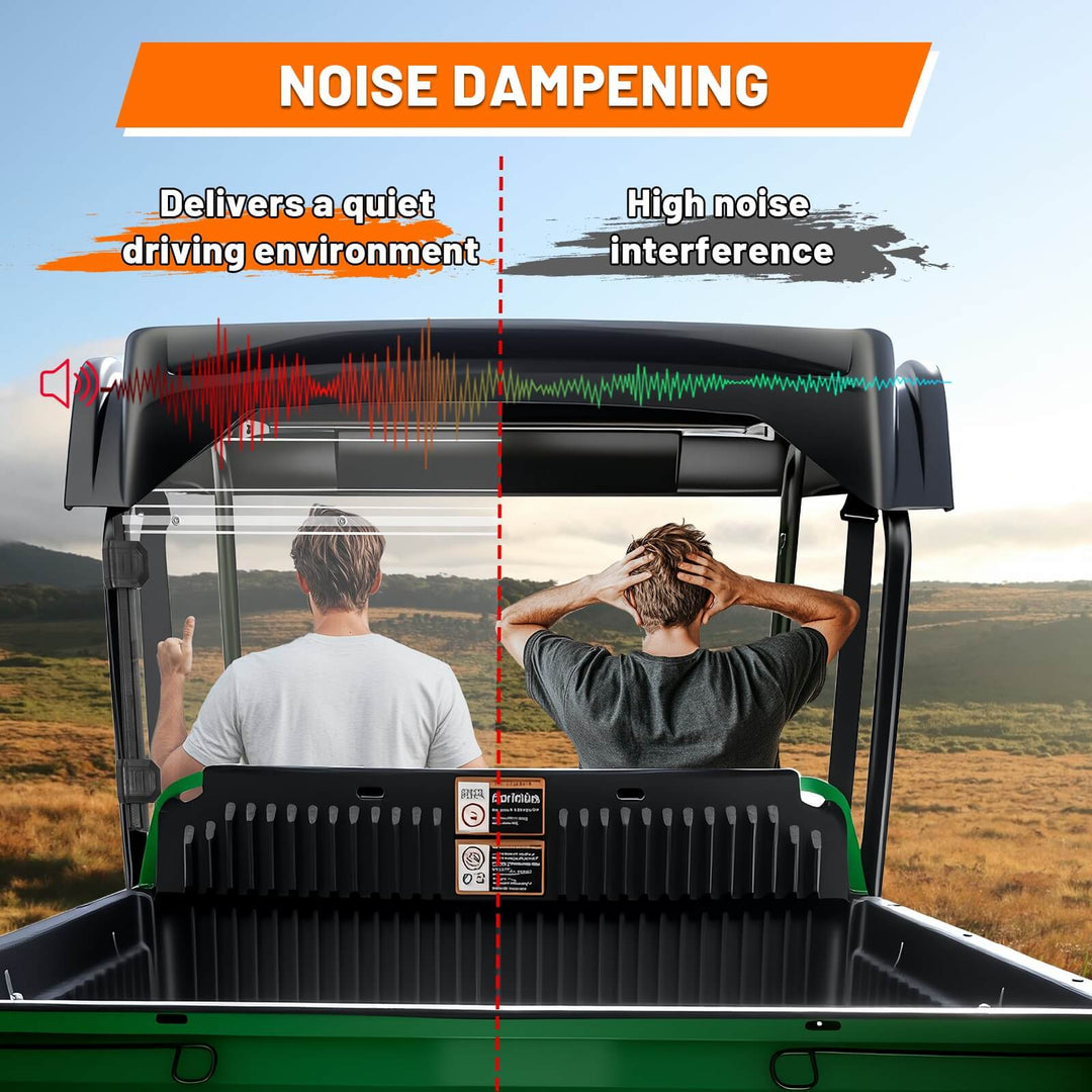  Gator HPX 620i Rear Windshield Noise Dampening