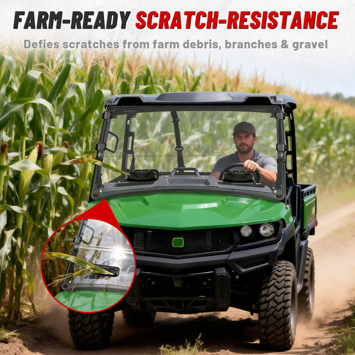 StarknightMT Gator XUV 865E Vented Windshield Scratch-resistance