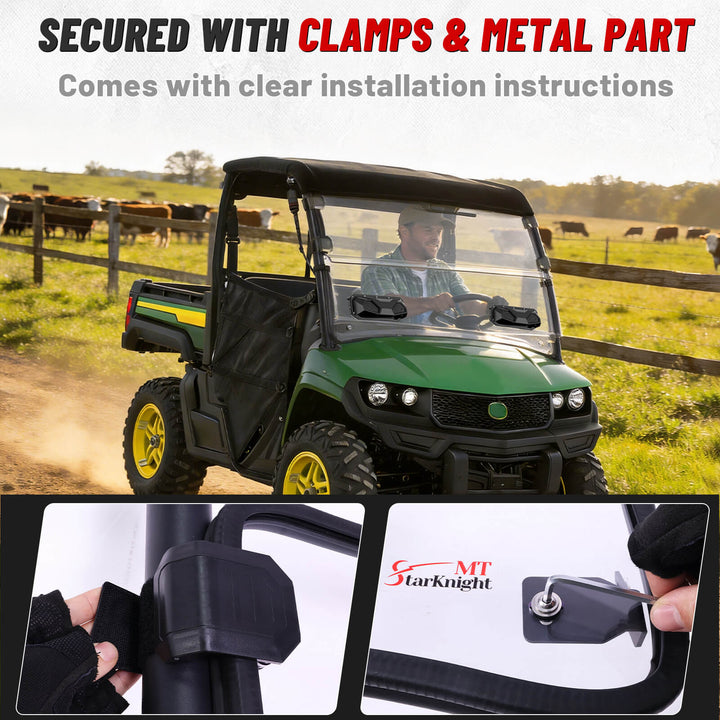 Easy to install Gator XUV 835m Vented Windshield